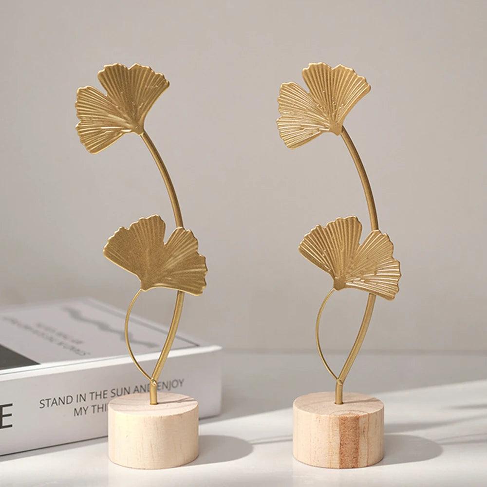 Escultura Nordica Gold. Artesanato de Luxo