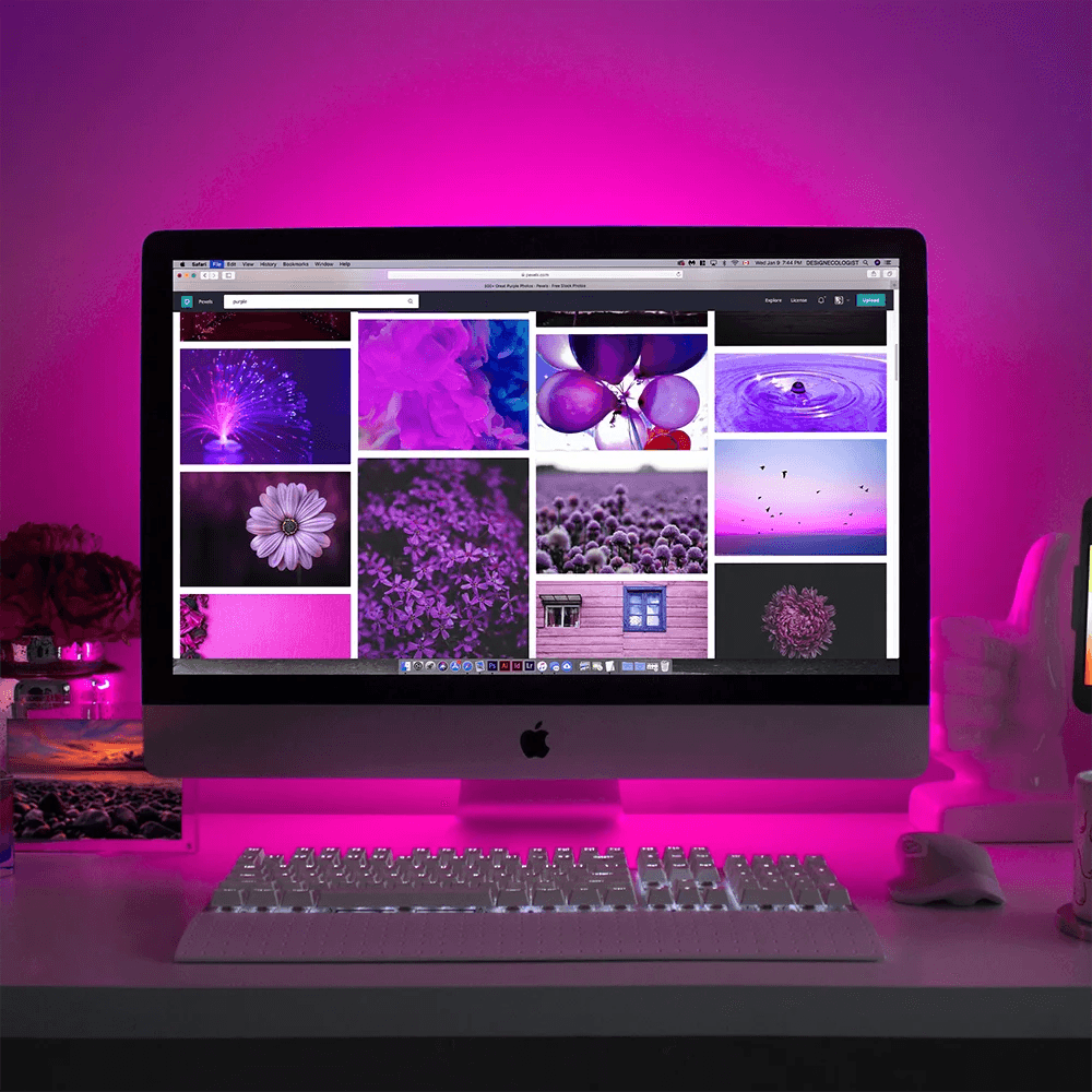 ColorVibe: Fita LED com Controle de Cores - Atmosfera Perfeita, Cores que Inspiram.
