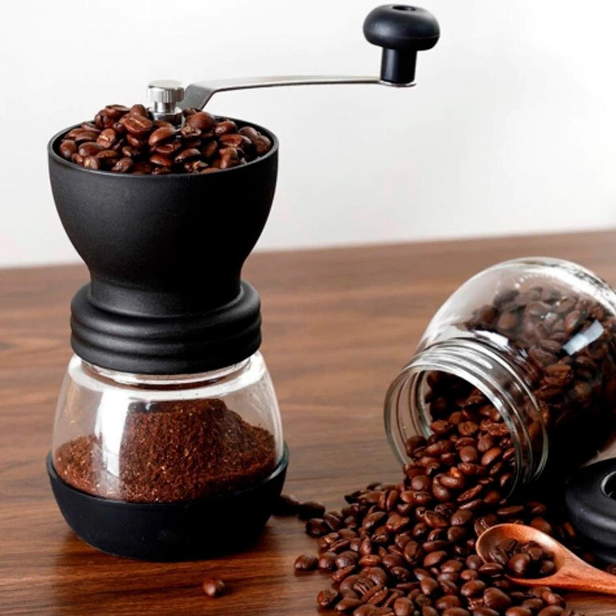 Moedor Manual de Café em Aço Inoxidável