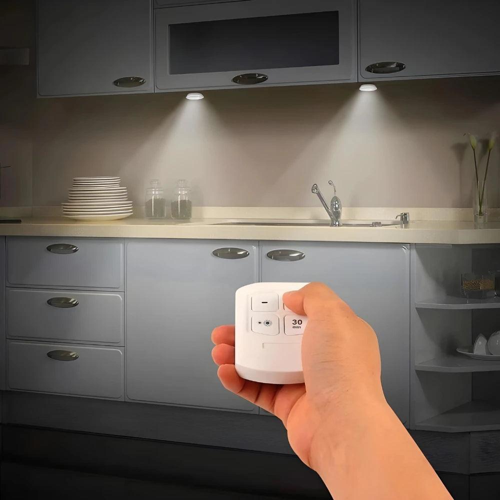 Luminárias de LED com Controle Remoto Sem Fio
