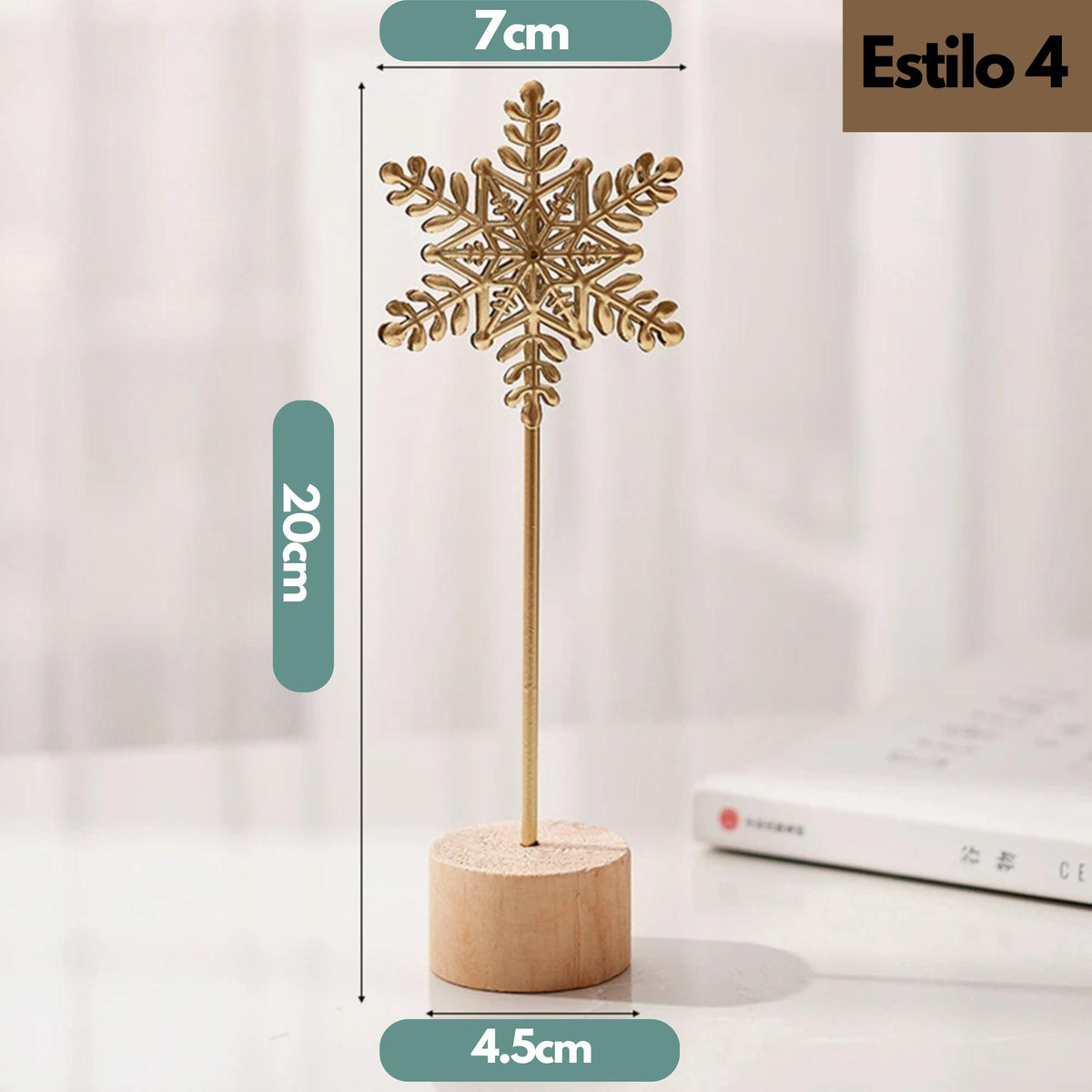 Escultura Nordica Gold.  Artesanato de Luxo