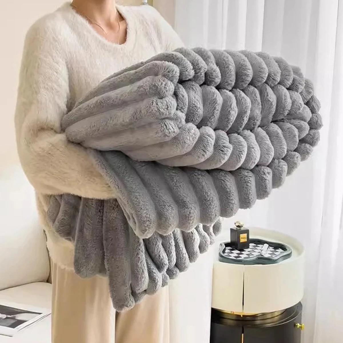 Cobertor de Veludo Premium. Um Toque de Luxo e Conforto e Puro Aconchego!