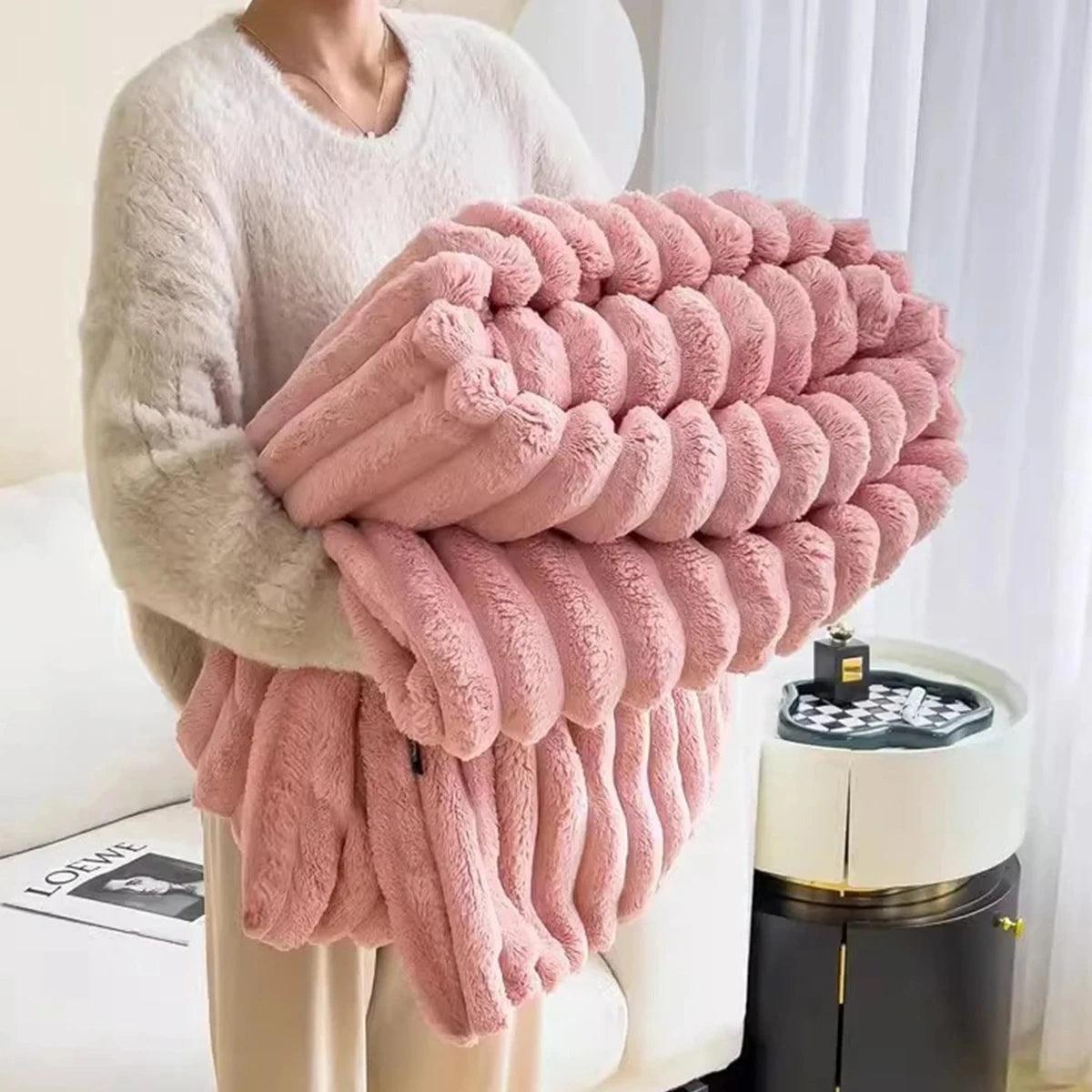Cobertor de Veludo Premium. Um Toque de Luxo e Conforto e Puro Aconchego!