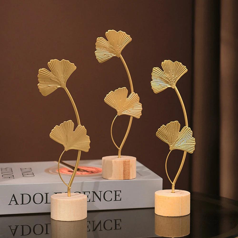 Escultura Nordica Gold.  Artesanato de Luxo