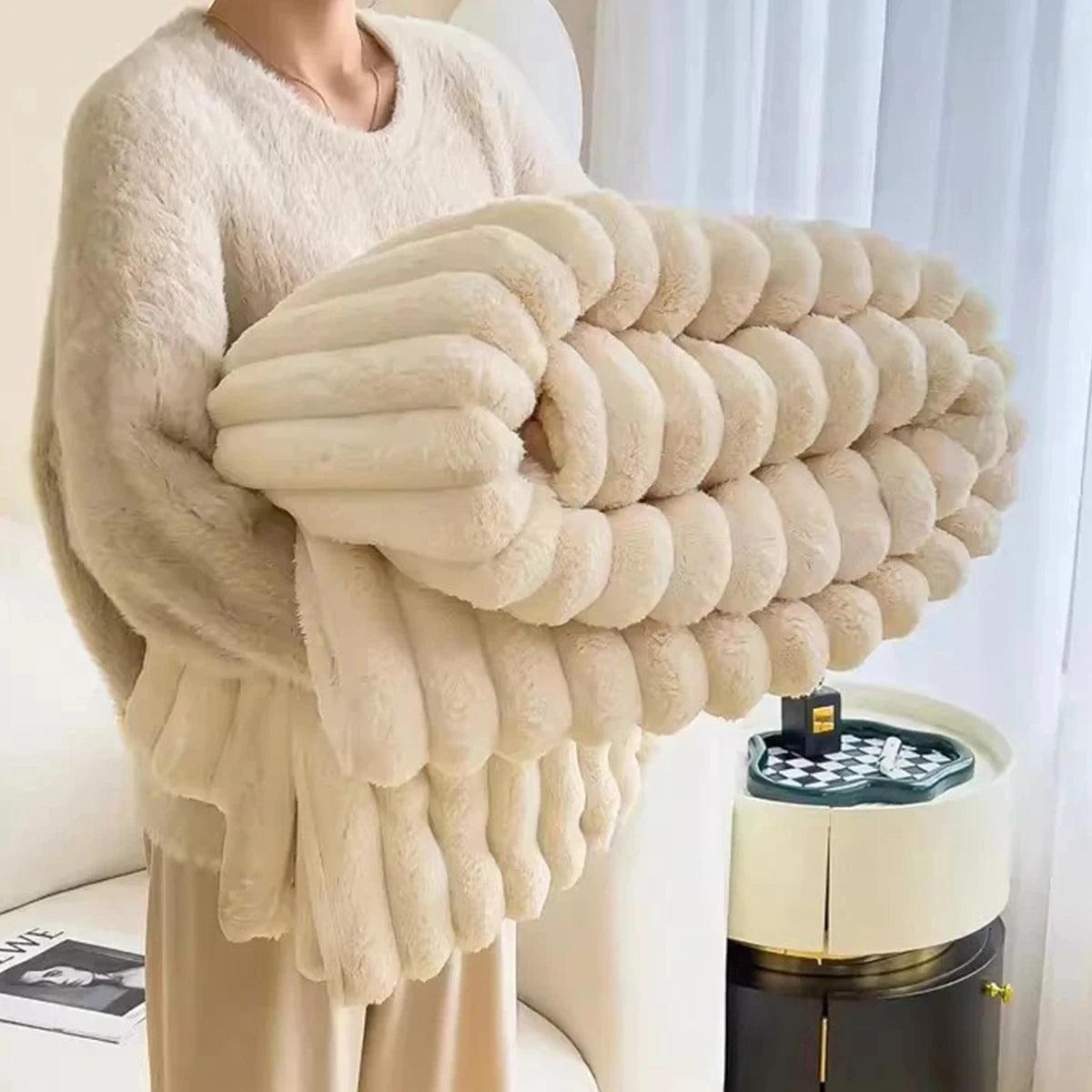 Cobertor de Veludo Premium. Um Toque de Luxo e Conforto e Puro Aconchego!