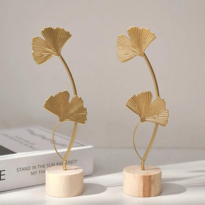 Escultura Nordica Gold.  Artesanato de Luxo