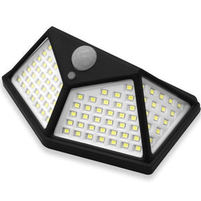 Kit com 5 Luminárias Solares 100 LEDs - Ilumine Suas Áreas Externas com Praticidade