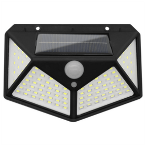 Kit com 5 Luminárias Solares 100 LEDs - Ilumine Suas Áreas Externas com Praticidade